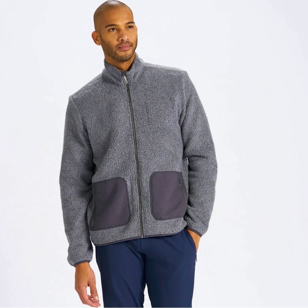 Vuori Men’s Alpine Sherpa Fleece Jacket